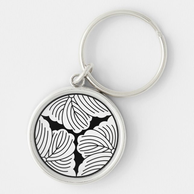 Trisected ivy leaves keychain (Front)
