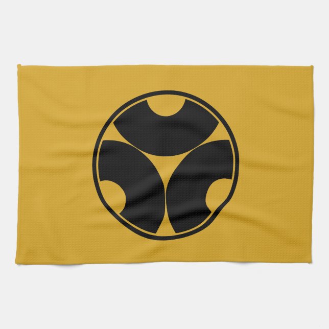 Trisected snake eyes in threadlike ring kitchen towel (Horizontal)