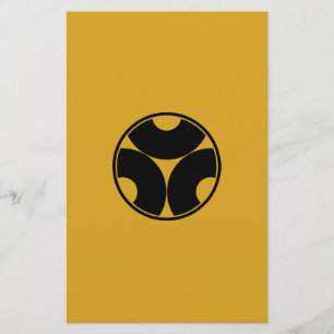 Trisected snake eyes in threadlike ring stationery