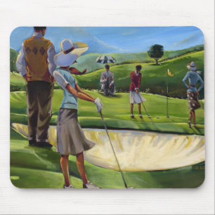 Trish Biddle - Ladies Golf Mouse Pad
