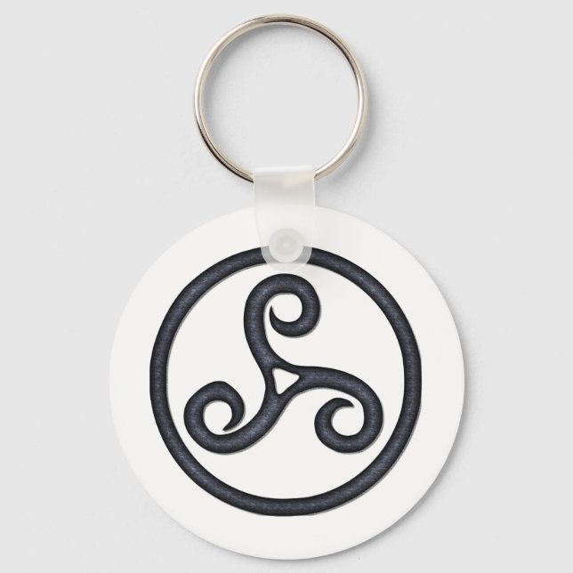 Triskel Keychain (Front)