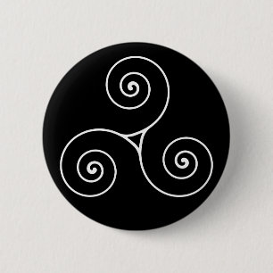 Triskele 2 Inch Round Button