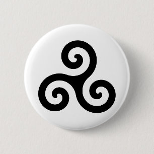 Triskele 2 Inch Round Button