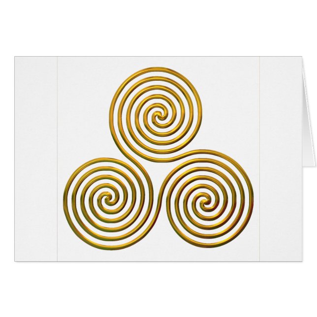 Triskele-gold (Front Horizontal)