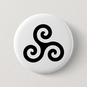 Triskele Symbol 2 Inch Round Button