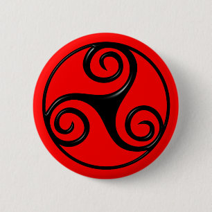 Triskelion 2 Inch Round Button