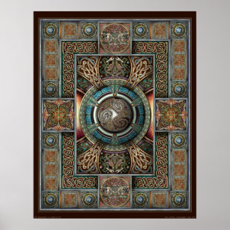 Triskelion Mandala II Poster (22x28")
