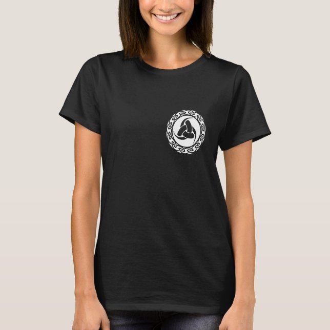 Triskelion Of Odin - Viking Rune Symbol T-Shirt (Front)