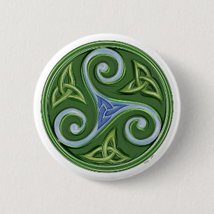 Triskelle 2 Inch Round Button
