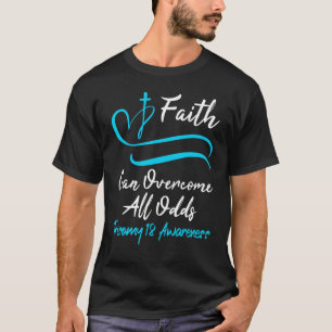 Trisomy 18 Awareness Christian Cross Support Light T-Shirt