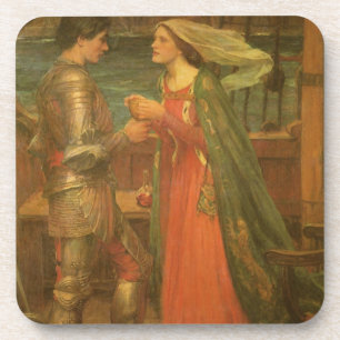 Tristan and Isolde by John William Waterhouse Coaster