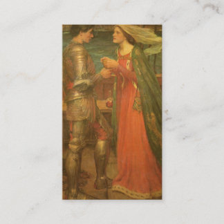Tristan and Isolde by JW Waterhouse Wedding Enclosure Card