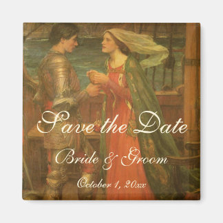Tristan and Isolde by JW Waterhouse Wedding Magnet