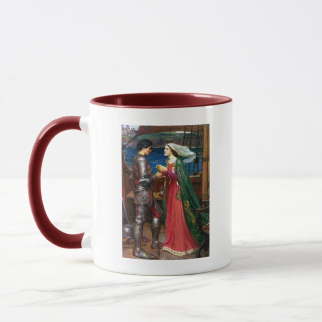 Tristan and Isolde, c. 1916 by John Waterhouse Mug (Left)