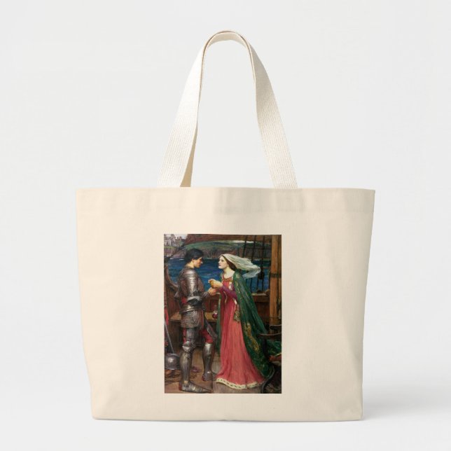 Tristan and Isolde Large Tote Bag (Front)