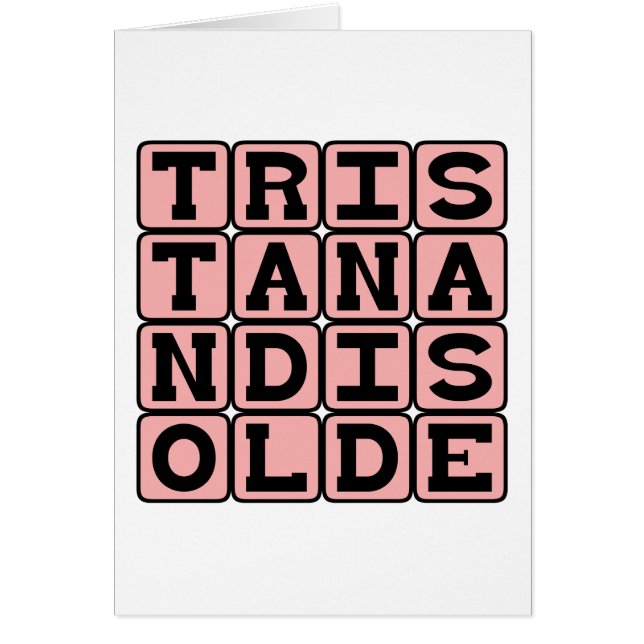Tristan and Isolde, Medieval Romantic Legend (Front)
