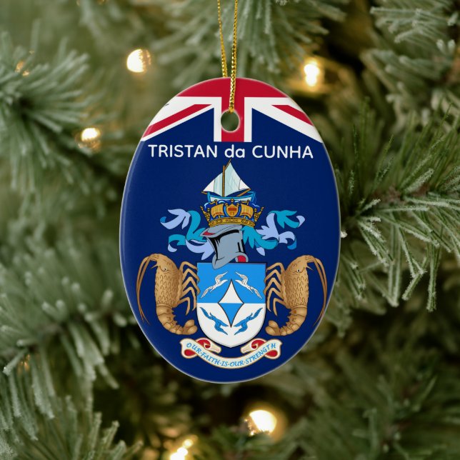 Tristan da Cunha Ceramic Ornament (Tree)