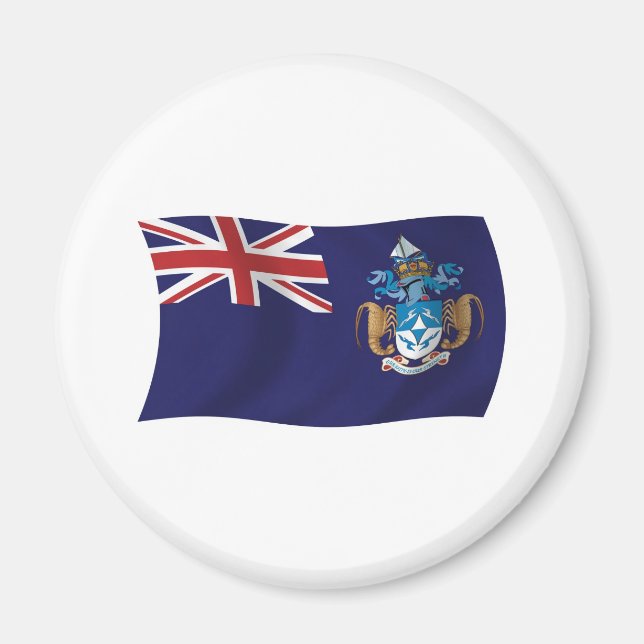 Tristan Da Cunha Flag Magnet (Front)
