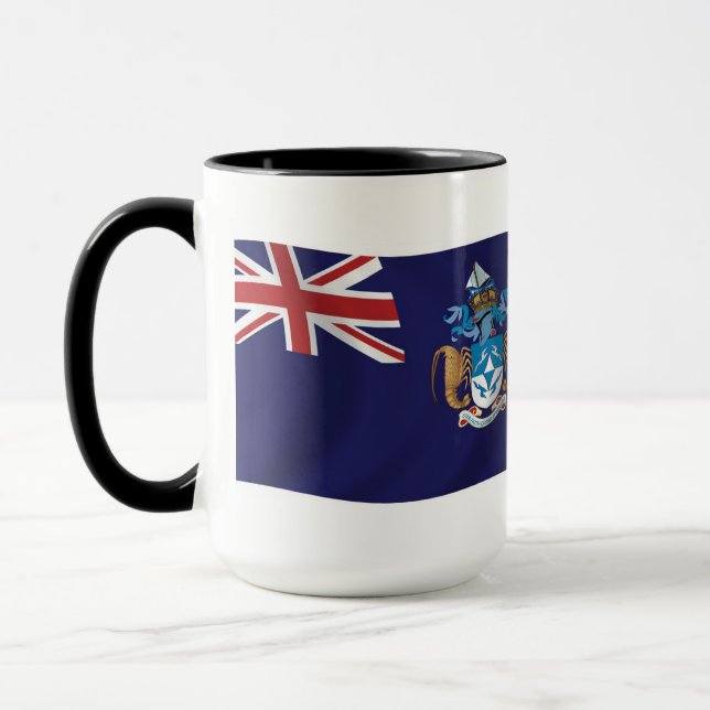 Tristan Da Cunha Flag Mug (Left)