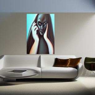 Tristesse   AI Art Poster