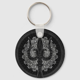 Trisula  -Trident of Shiva Keychain