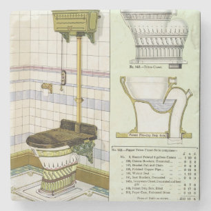 Triton Closet from a catalogue of sanitary wares p Stone Coaster