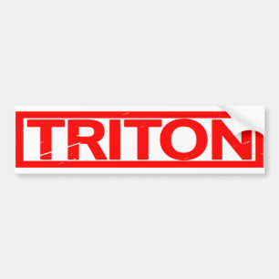Triton Stamp Bumper Sticker