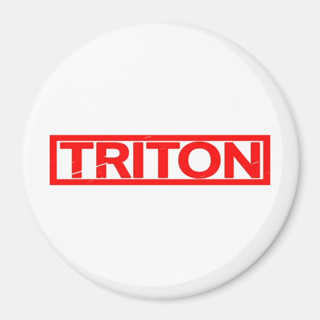 Triton Stamp Magnet (Front)