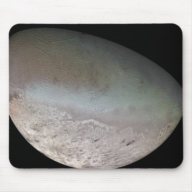 Triton, the largest moon of planet Neptune Mouse Pad (Front)