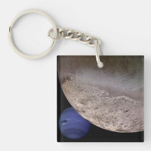 Triton with Neptune Keychain