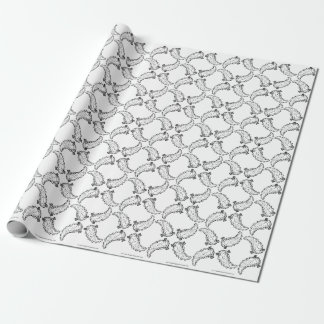 Tritonia nudibranch print wrapping paper