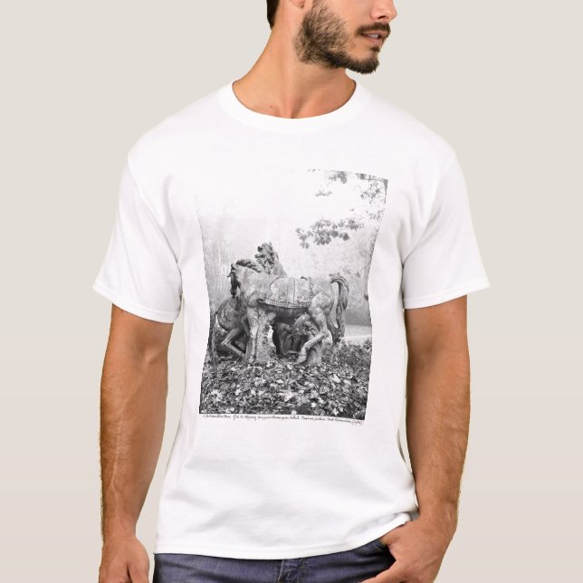 Tritons grooming two horses of the sun T-Shirt (Front)