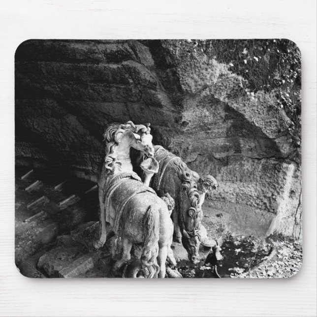 Tritons watering the horses of the sun mouse pad (Front)