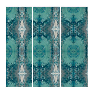 Tritptyque Mur Art - Nuages Fluffeux Blancs