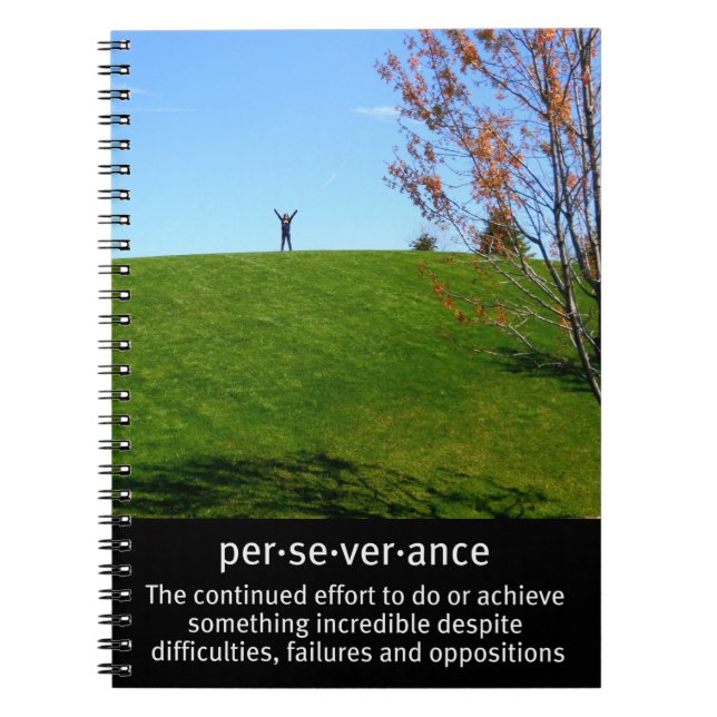 Triumph and Perseverance Notebook (Front)