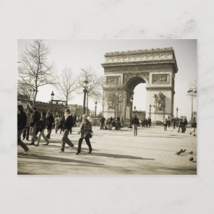 Triumph Arch Paris Postcard