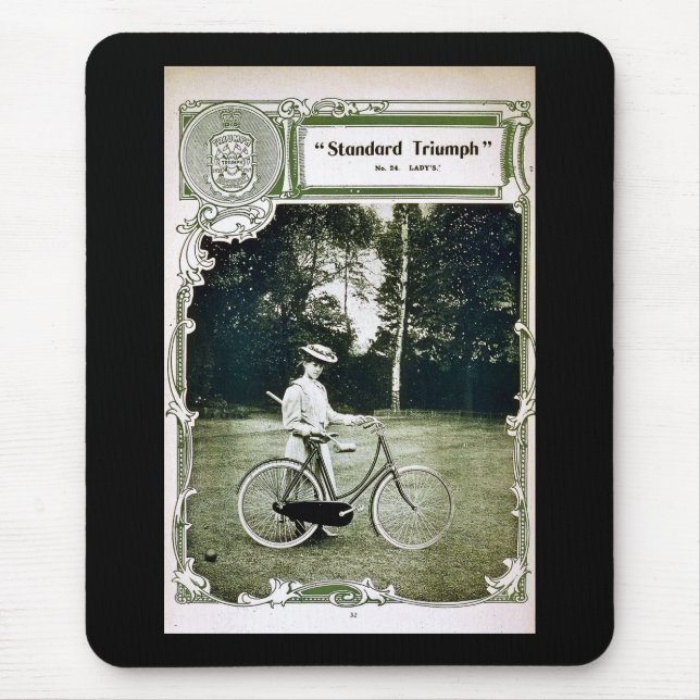 Triumph Cycles 1907 Lady's Standard No. 24 Mouse Pad (Front)
