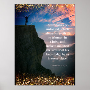 Triumph in Christ Poster
