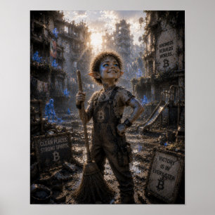 Triumph / Janitor / Building Courtyards Poster