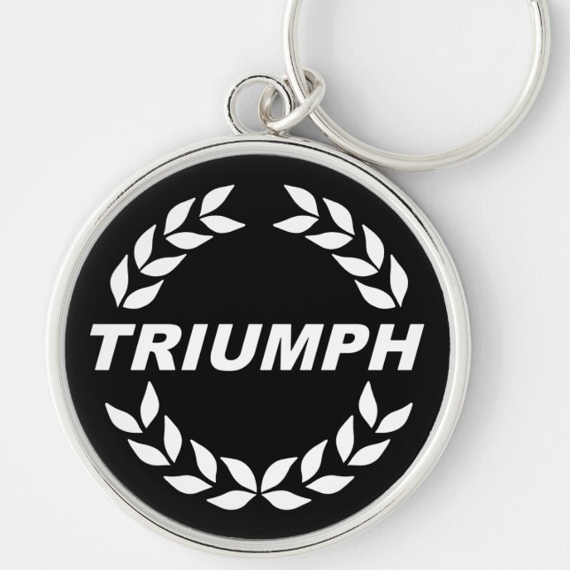 Triumph Laurel Wreath Keychain (Front)