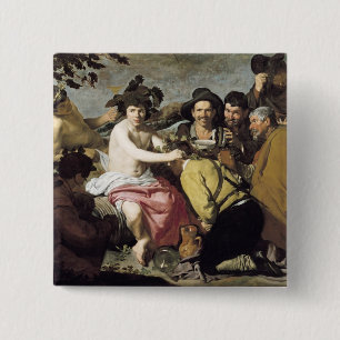 Triumph of Bacchus, 1628 2 Inch Square Button