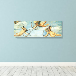 Triumph of Galatea Angels detail by Raphael Sanzio Canvas Print