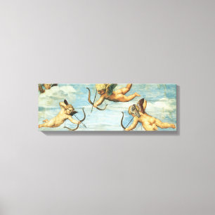 Triumph of Galatea Angels detail by Raphael Sanzio Canvas Print