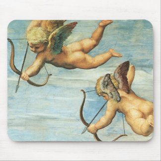 Triumph of Galatea Angels detail by Raphael Sanzio Mouse Pad