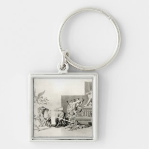 Triumph of the French People over the Monarchy Keychain