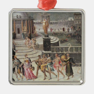 Triumph of Winter Metal Ornament