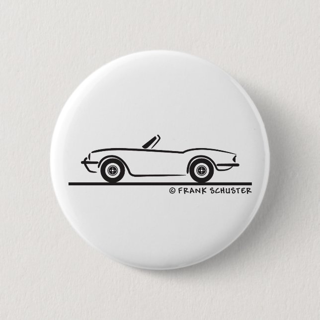 Triumph Spitfire 2 Inch Round Button (Front)