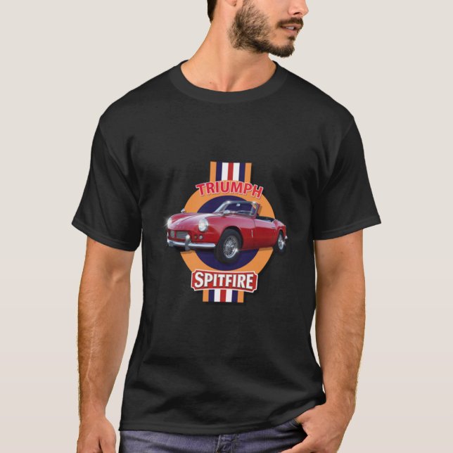 Triumph Spitfire 4 par MotorManiac Classic T-Shirt (Devant)