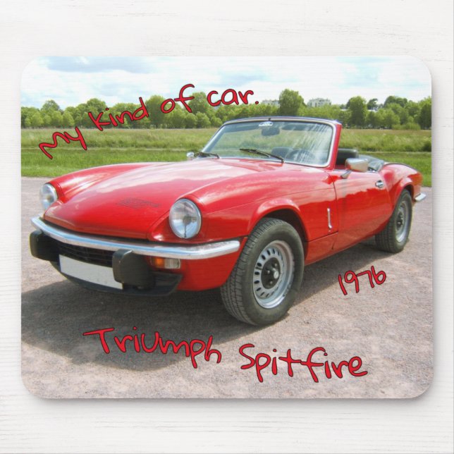 Triumph Spitfire Mouse Pad (Front)