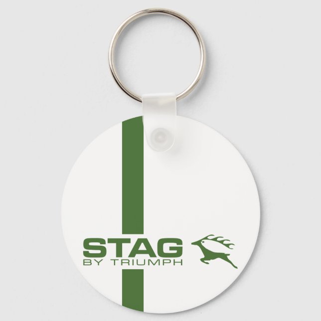 Triumph Stag TR Car Vintage Hiking Duck Keychain (Front)